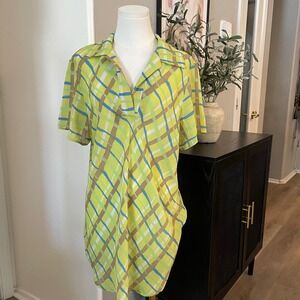 Vintage Bold Colorful Bright Patterned Relaxed Tee